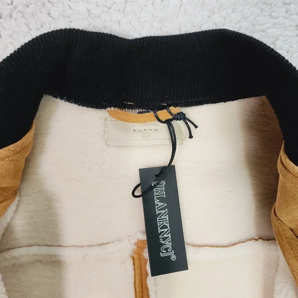 Blank NYC x Free People Collab Booksmart Varsity Jacket NWT - Picture 6 of 8